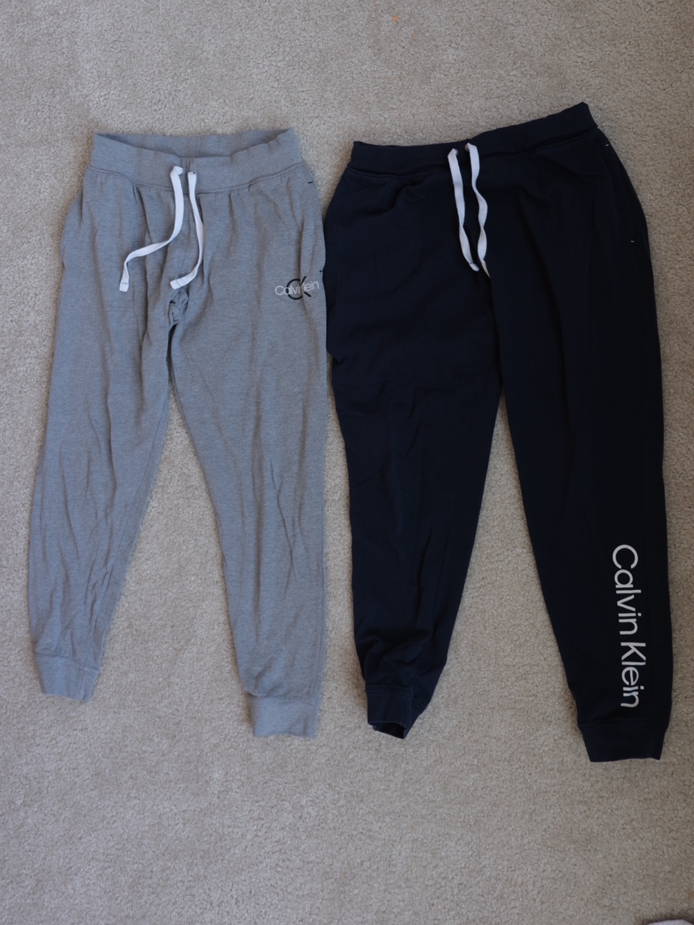Calvin Klein Women’s Jogger Pants set of 2 - Black and Gray size M
